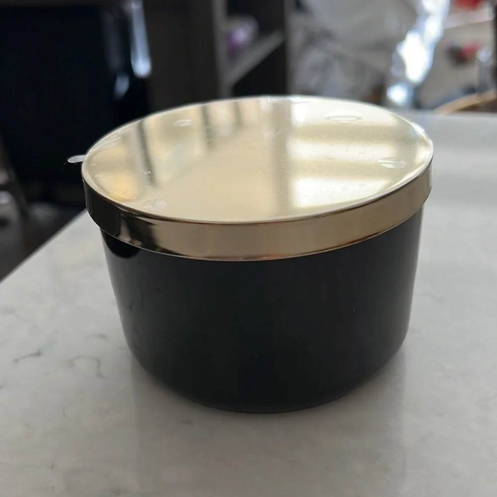 Brand new ✨ z gallerie black and gold 4x 2.5 canisters storage food safe